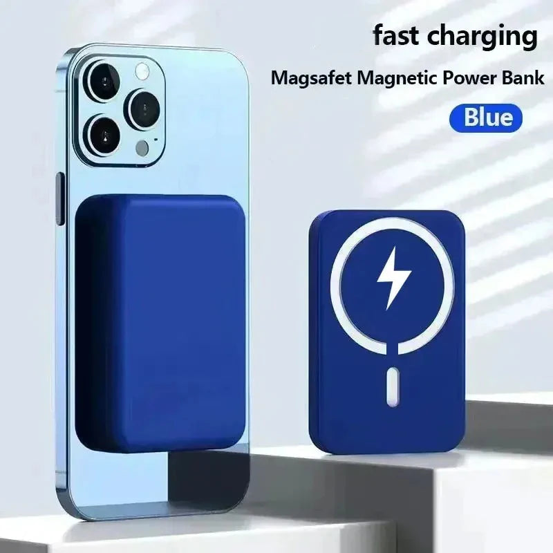 50000Mah Power Bank 20W Powerbank Magnetic Wireless Fast Charging External Battery Pack Type-C for Iphone13 14 15 Xiaomi SAMSUNG